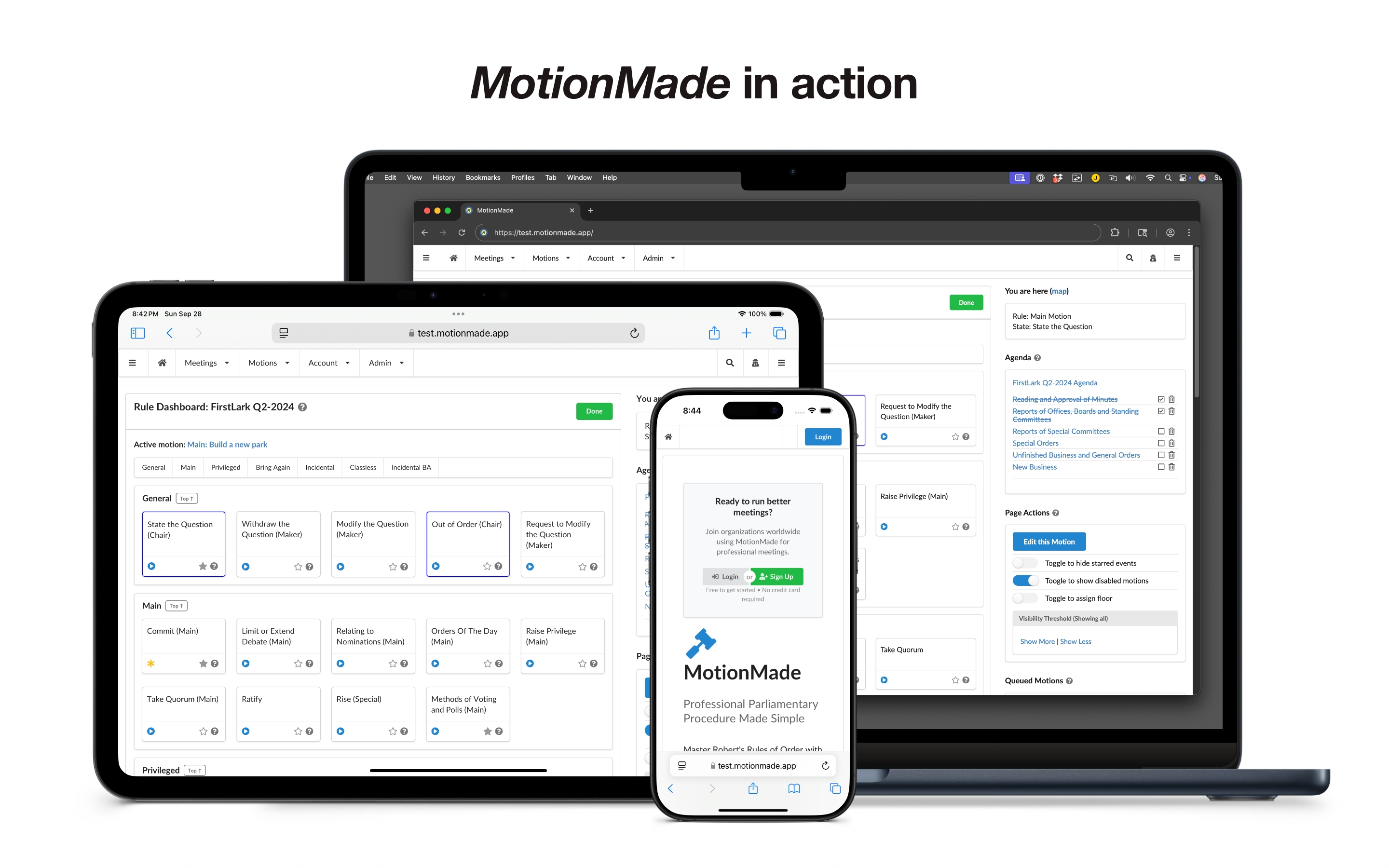 MotionMade in Action